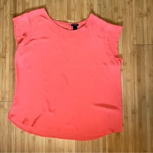 Ann Tyalor Peach Sleeveless Blouse
